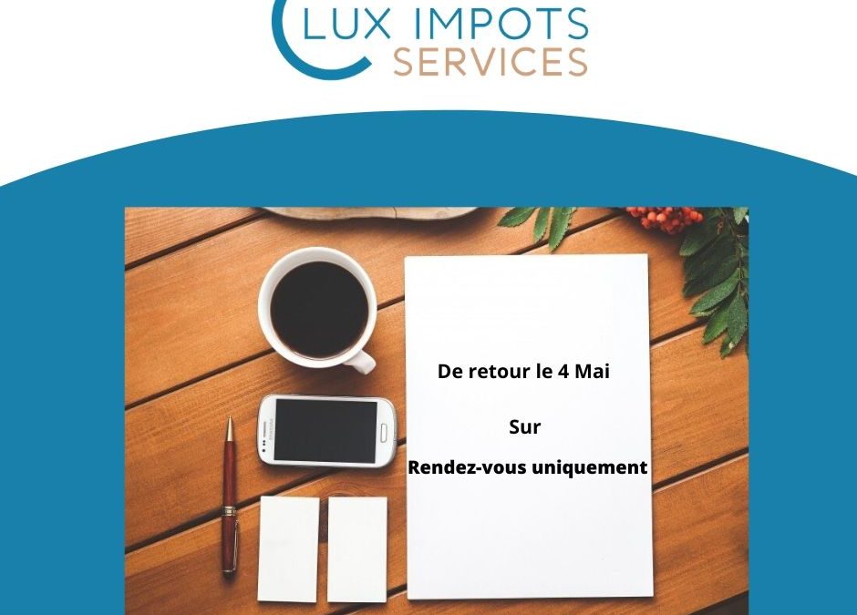 De retour le 4 Mai !